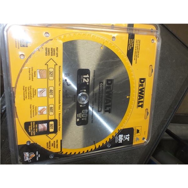Dewalt 12" 80T Saw Blade