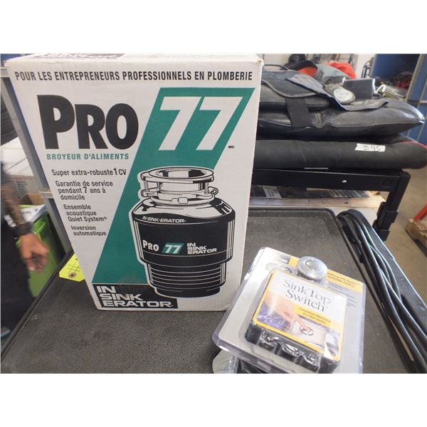 Garburator w/ Sink Top Switch