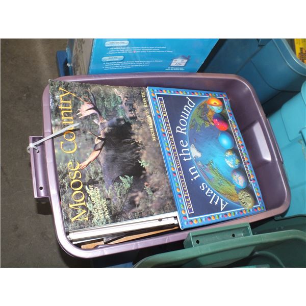 Tote Of Assorted Books