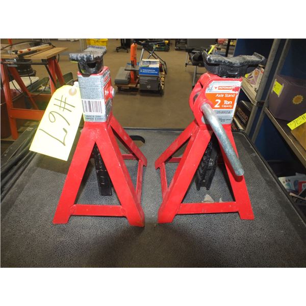 Two Motomaster 2 Ton Jack Stands