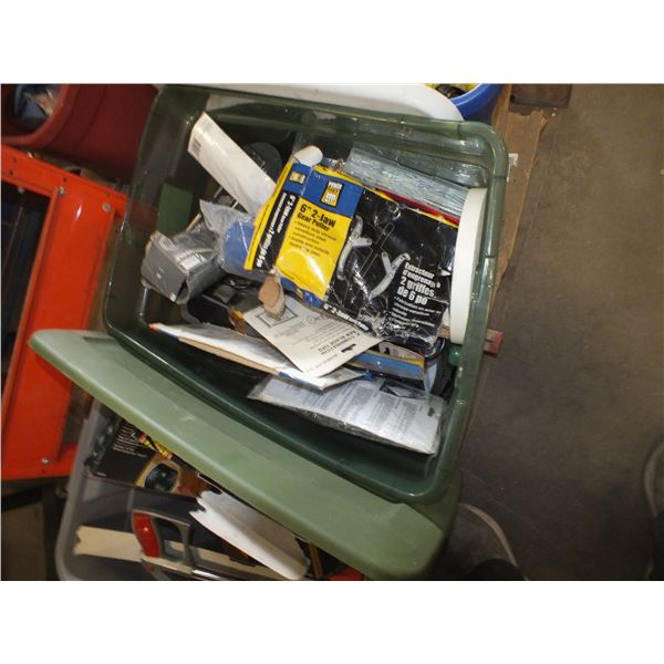 Tote Of Assorted Tools