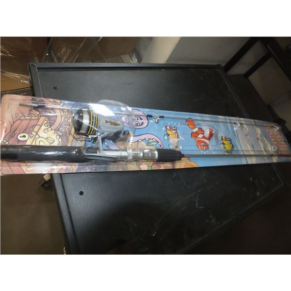 Open Reel Kids Fishing Rod