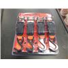 Image 1 : 4pc Tie Down Ratchet Strap Kit