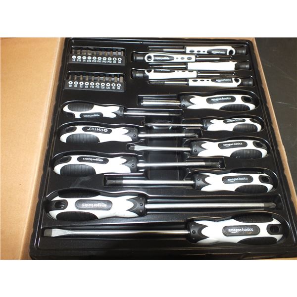 34pc Magnetic Tip Screwdriver Set