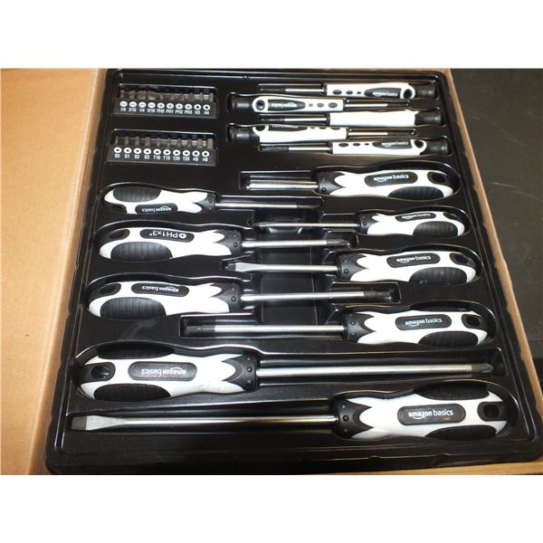 34pc Magnetic Tip Screwdriver Set