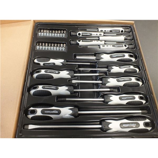 34pc Magnetic Tip Screwdriver Set