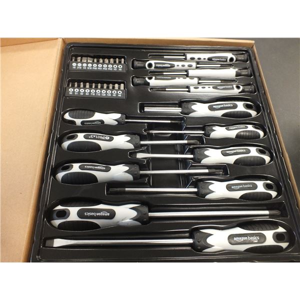 34pc Magnetic Tip Screwdriver Set