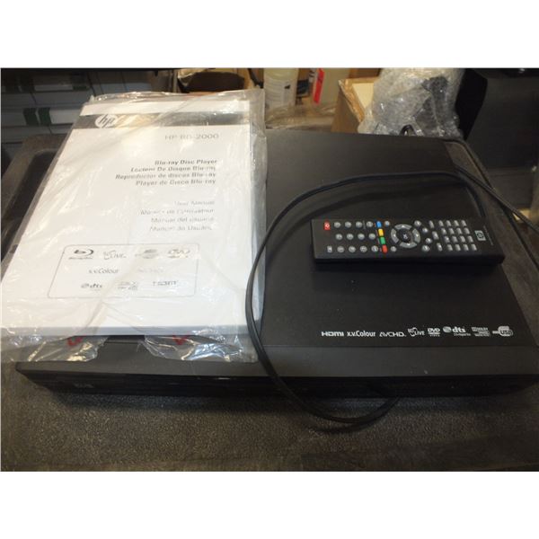 HP BD-2000Blue Ray Disc Player
