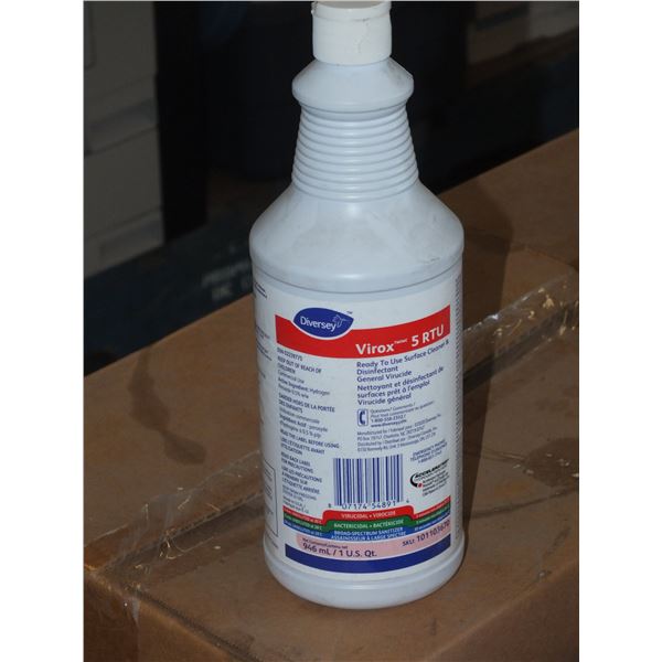 1 Case Of Diversey Virox RTU Surface Cleaner & Disinfectant