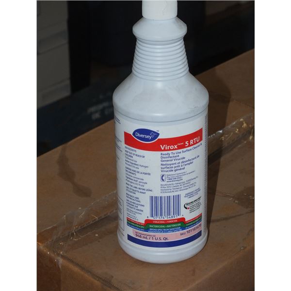1 Case Of Diversey Virox RTU Surface Cleaner & Disinfectant