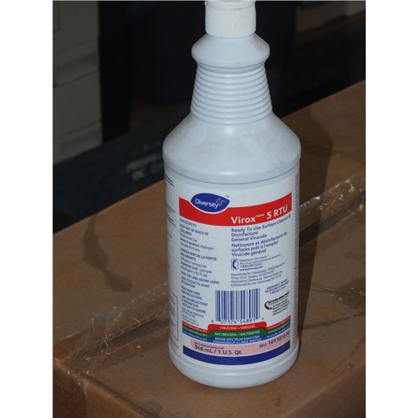 1 Case Of Diversey Virox RTU Surface Cleaner & Disinfectant