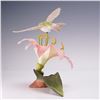 Image 2 : Boehm Flower Sculpture, Ruby Throated Hummingbird with Lily 40542