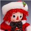 Image 4 : 2pc Danbury Mint Christmas Raggedy Ann & Andy Porcelain Dolls with Box