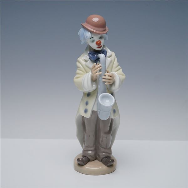 Lladro Figurine, Sad Sax 1005471