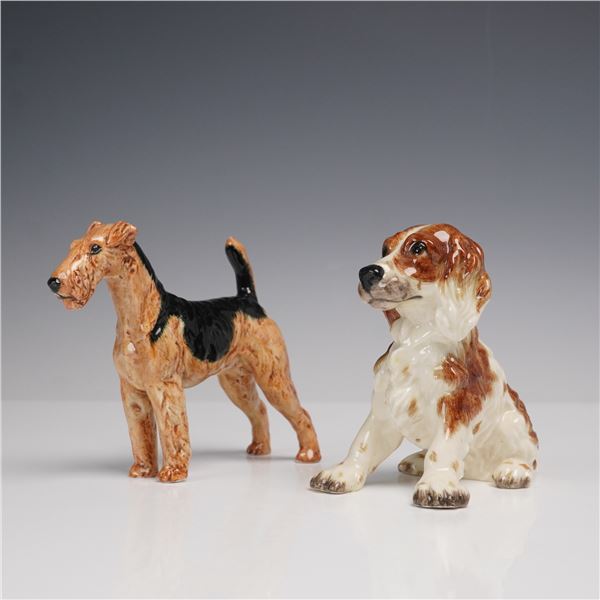2pc Royal Doulton & Gort Dog Figurines