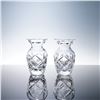 Image 1 : 2pc Waterford Crystal Bud Vases Crosscut Design
