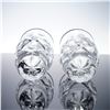 Image 4 : 2pc Waterford Crystal Bud Vases Crosscut Design