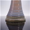 Image 4 : Tall White Opalescent Glass Vase with Ruffled Rim