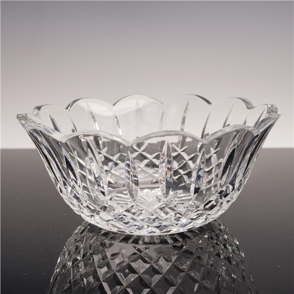 Waterford Markham Cut Crystal Scalloped Bowl