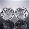 Image 4 : 2pc Cut Crystal Candlesticks with Starburst Bases