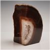 Image 4 : Pair of Agate Geode Bookends, Natural Crystal Center