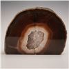 Image 6 : Pair of Agate Geode Bookends, Natural Crystal Center