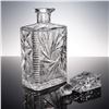 Image 5 : American Brilliant Style Cut Crystal Decanter with Stopper
