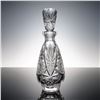 Image 1 : Brilliant Cut Crystal Decanter with Stopper: Starburst-Hobstar Design