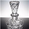 Image 2 : Cut Crystal Decanter with Starburst and Diamond Banding
