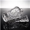Image 5 : Cut Crystal Decanter with Starburst and Diamond Banding