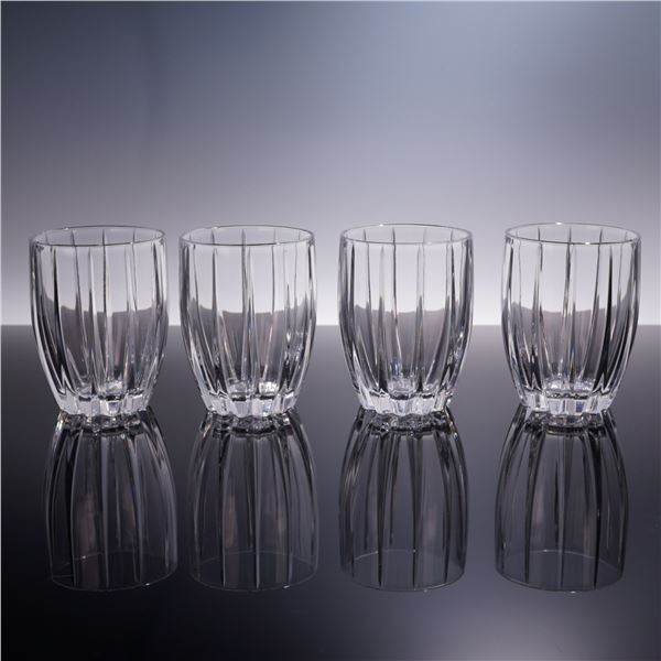 4pc Set of Waterford Marquis Omega Double Old Fashioned Glasses