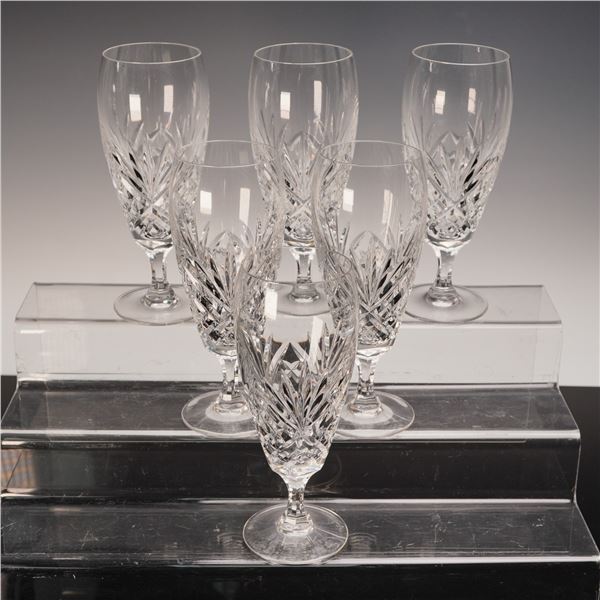6pc Waterford Crystal Iced Tea Glasses