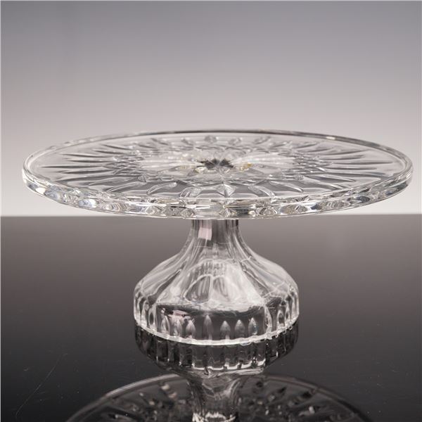 Waterford Crystal Round Cake Stand, Lismore Pattern