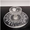 Image 3 : Waterford Crystal Round Cake Stand, Lismore Pattern