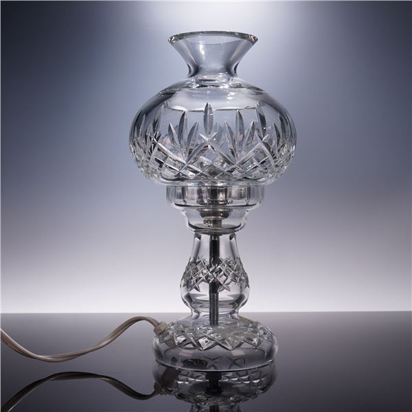 Waterford Cut Crystal Hurricane Lamp