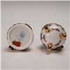 Image 4 : 2pc Lefton China Violets Ring Boxes with Gold Trim