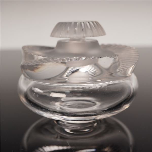 Lalique Crystal Perfume Bottle, Baptiste