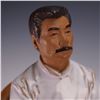 Image 6 : Chinese WuCai Pottery Lu Xun Seated Teacher Statue