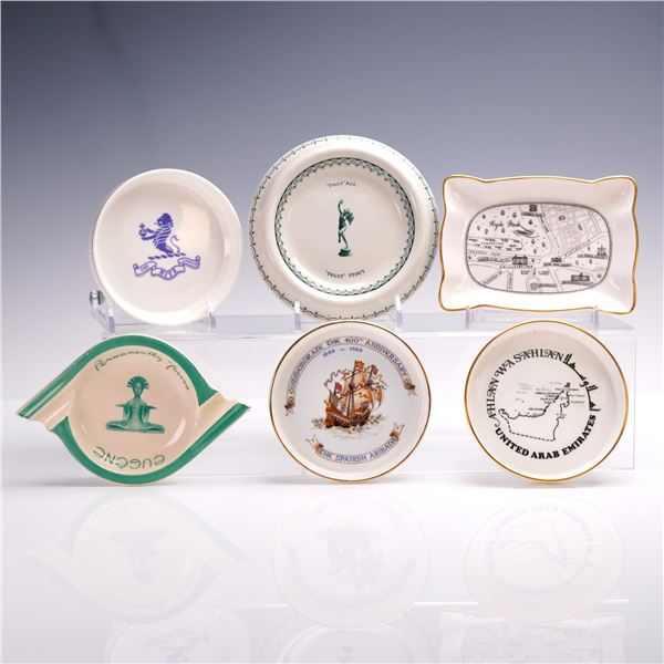 6pc Royal Doulton Ashtray and Dish Lot