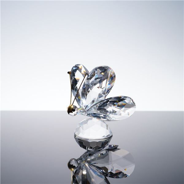 Swarovski Crystal Butterfly Figurine Final Version with Gold Mask