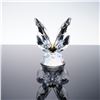 Image 2 : Swarovski Crystal Butterfly Figurine Final Version with Gold Mask