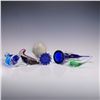 Image 4 : 5pc Group of Colorful Art Glass Sculptures
