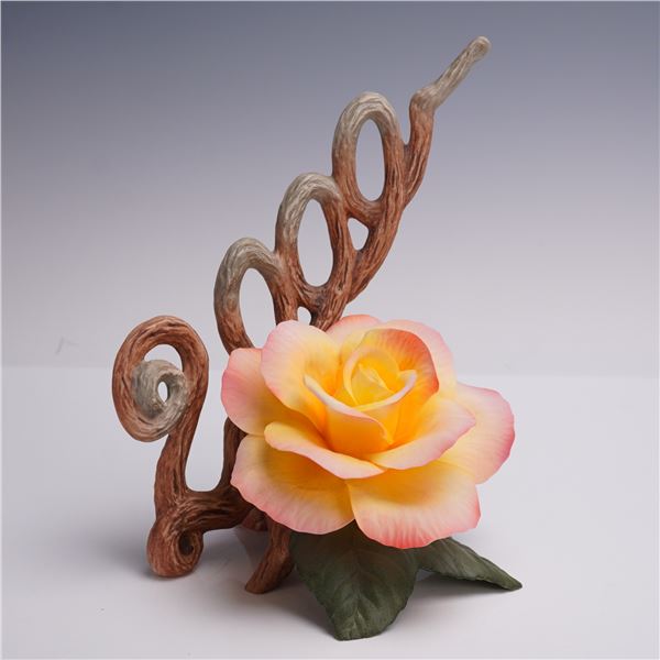 Boehm Porcelain Millennium Rose F464 Sculpture