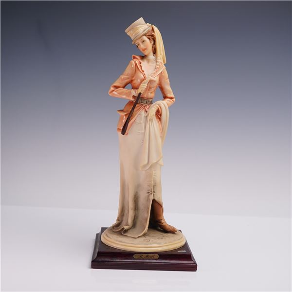 B. Merli Florence Figurine Lady in Peach Made in Italy
