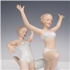 Image 2 : Wallendorf Porcelain Figurine, Two Girls in The Surf