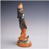 Image 2 : Whimsical Porcelain Clown Figurine with Saxophone