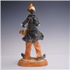 Image 3 : Whimsical Porcelain Clown Figurine with Saxophone