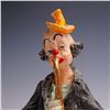 Image 4 : Whimsical Porcelain Clown Figurine with Saxophone