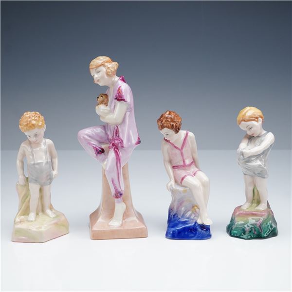 4pc Royal Doulton Archives Figurines