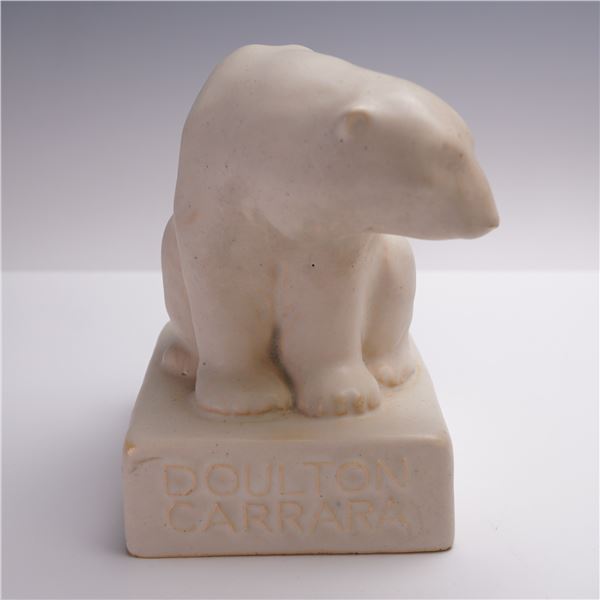 Doulton by Leslie Harradine Carraraware Figurine, Polar Bear